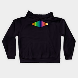 Geometric minimalist landscape Kids Hoodie